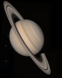 Saturn and Tethys