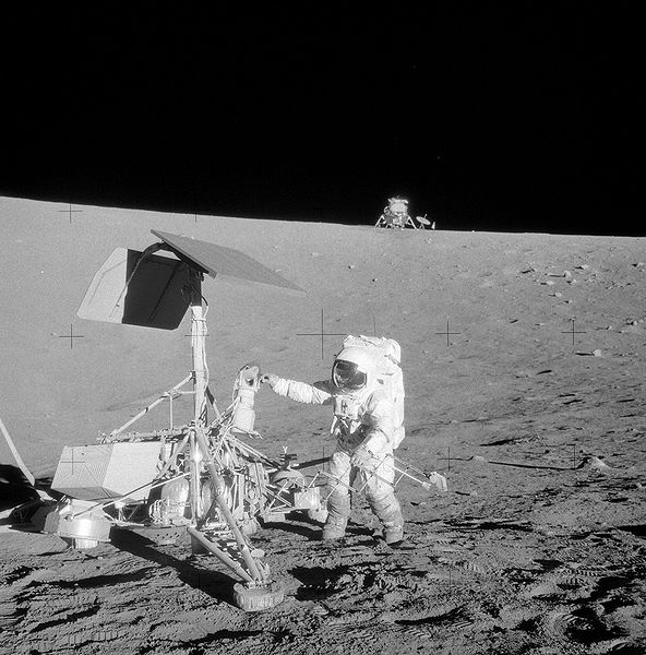 Commander Conrad inspect Surveyor III