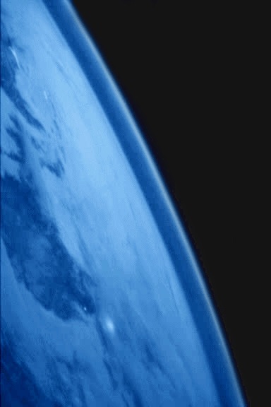 Earth's atmosphere seen at the limb